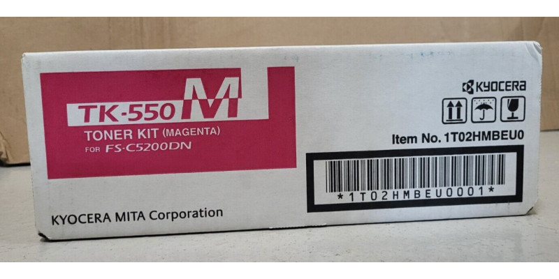 Toner Kyocera TK-550M Magenta 1T02HMBEU0 Neu OVP Original FS-C5200DN . 