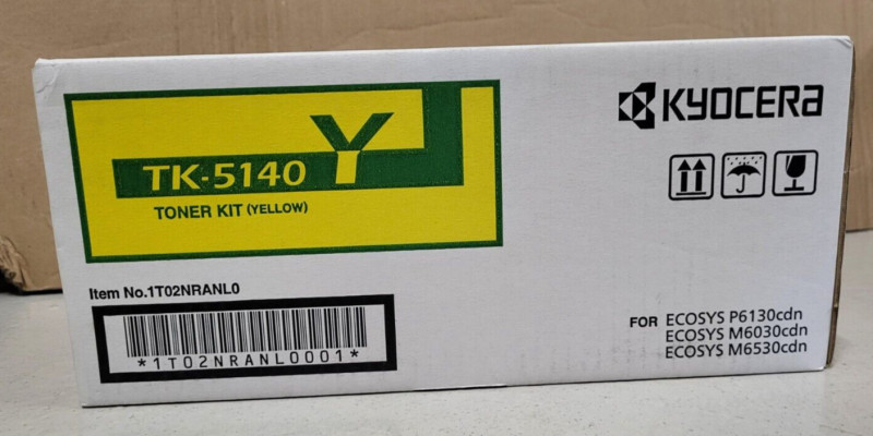 Toner Kyocera TK-5140Y Gelb 1T02NRANL0 Neu OVP Original ECOSYS P6130cdn 