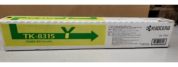 Toner Kyocera TK-8315Y Gelb Neu OVP A-Ware Original TASKalfa 2550ci . 
