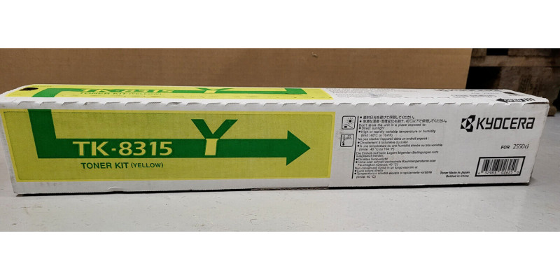 Toner Kyocera TK-8315Y Gelb Neu OVP A-Ware Original TASKalfa 2550ci . 