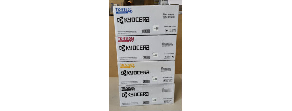 4 Toner Kyocera TK-5150C TK-5150M TK-5150Y TK-5150K Neu OVP ECOSYS P6035 . 