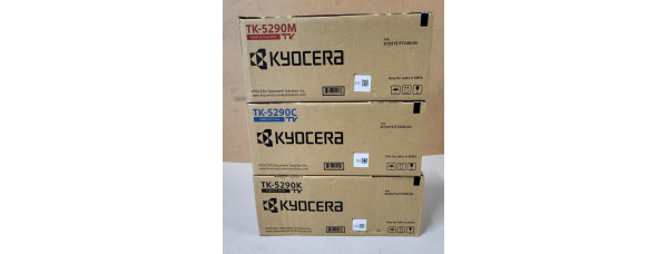 3 Toner Kyocera TK-5290K TK-5290M TK-5290C Neu OVP Original ECOSYS P7240cdn  