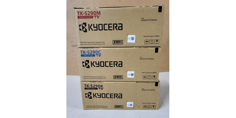 3 Toner Kyocera TK-5290K TK-5290M TK-5290C Neu OVP Original ECOSYS P7240cdn  