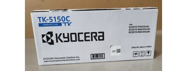 Toner Kyocera TK-5150C Cyan Neu OVP A-Ware Original ECOSYS P6035cdn  