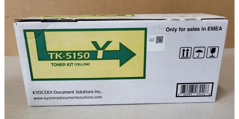 Toner Kyocera TK-5150Y Gelb Neu OVP A-Ware Original ECOSYS M6035cidn . 