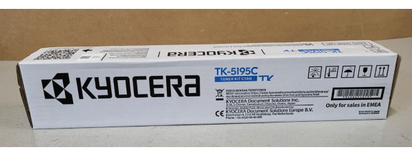 Toner Kyocera TK-5195C Cyan 1T02R4CNL0 Neu OVP A-Ware TASKalfa 306ci Original Rg 