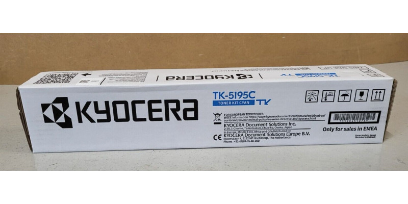 Toner Kyocera TK-5195C Cyan 1T02R4CNL0 Neu OVP A-Ware TASKalfa 306ci Original Rg 