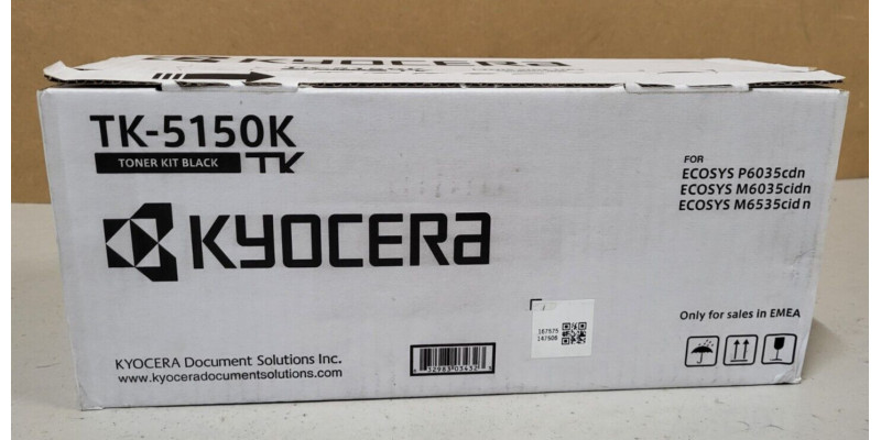 Toner Kyocera TK-5150K Schwarz Neu OVP A-Ware Original ECOSYS M6035cidn . 