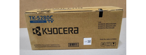 Toner Kyocera TK-5280C Cyan Neu OVP A-Ware Original ECOSYS M6235cidn . 