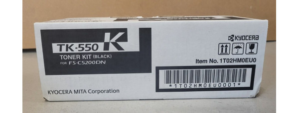 Toner Kyocera TK-550K Schwarz 1T02HM0EU0 Neu OVP Original FS-C5200DN . 