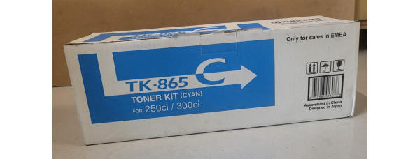 Toner Kyocera TK-865C Cyan 1T02JZCEU0 Neu OVP A-Ware Original TASKalfa 250ci Rg 