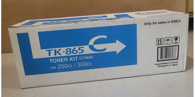 Toner Kyocera TK-865C Cyan 1T02JZCEU0 Neu OVP A-Ware Original TASKalfa 250ci Rg 