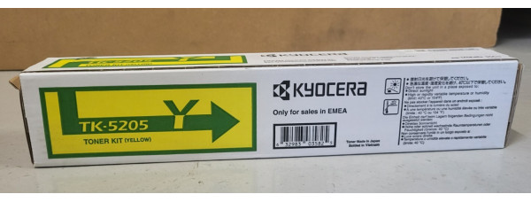Toner Kyocera TK-5205Y 1T02R5ANL0 Neu OVP A-Ware Original TASKalfa 356ci  