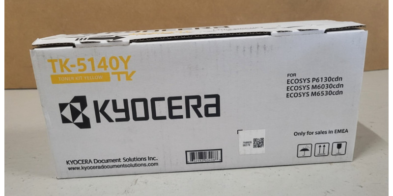 Toner Kyocera TK-5140Y Gelb 1T02NRANL0 Neu OVP A-Ware Original ECOSYS P6130cdn 