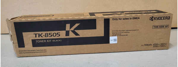 Toner Kyocera TK-8505K Schwarz 1T02LC0NLC Neu OVP TASKalfa 4550ci Original . 