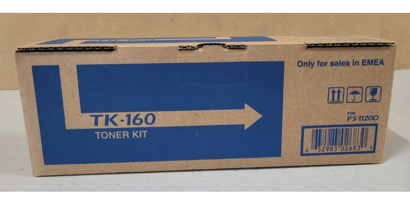 Toner Kyocera TK-160 Schwarz 1T02LY0NLC Neu OVP A-Ware Original FS-1120D  