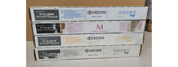 4 Toner Kyocera TK-8515C TK-8515M TK-8515Y TK-8515K Neu OVP TASKalfa 5052 MwSt. 