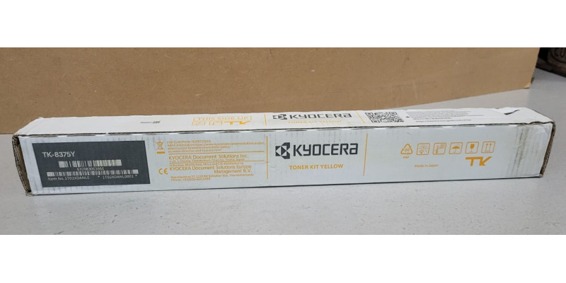 Toner Kyocera TK-8375Y Gelb 1T02XDANL0 Neu OVP Original TASKalfa 3554ci Rg MwSt 