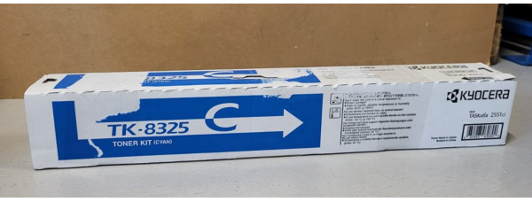 Toner Kyocera TK-8325C Cyan Neu OVP Original TASKalfa 2551ci Rg MwSt. 
