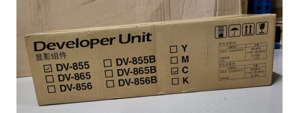 Developer Unit Kyocera DV-855C Cyan Neu OVP A-Ware Original TASKalfa 400ci . 