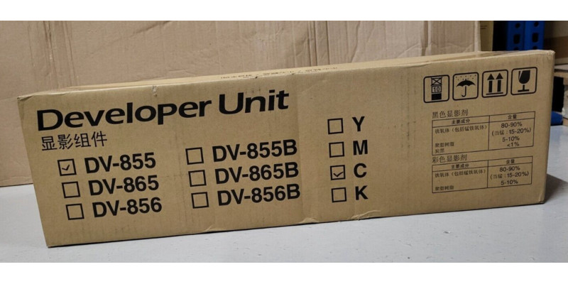 Developer Unit Kyocera DV-855C Cyan Neu OVP A-Ware Original TASKalfa 400ci . 