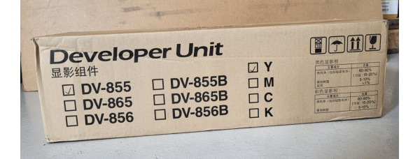 Developer Unit Kyocera DV-855 Gelb Neu OVP A-Ware Original TASKalfa 400ci . 
