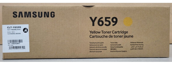Toner Samsung CLT-Y659S Gelb SU570A Neu OVP A-Ware CLX-8640ND  . 