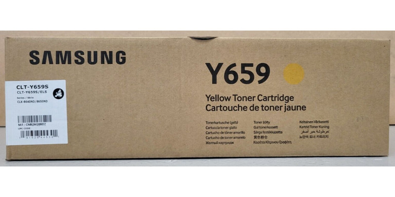 Toner Samsung CLT-Y659S Gelb SU570A Neu OVP A-Ware CLX-8640ND  . 