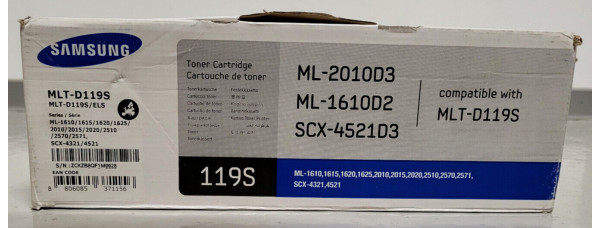 Toner Samsung MLT-D119S Schwarz Neu OVP B-Ware Original ML-2010D3  . 