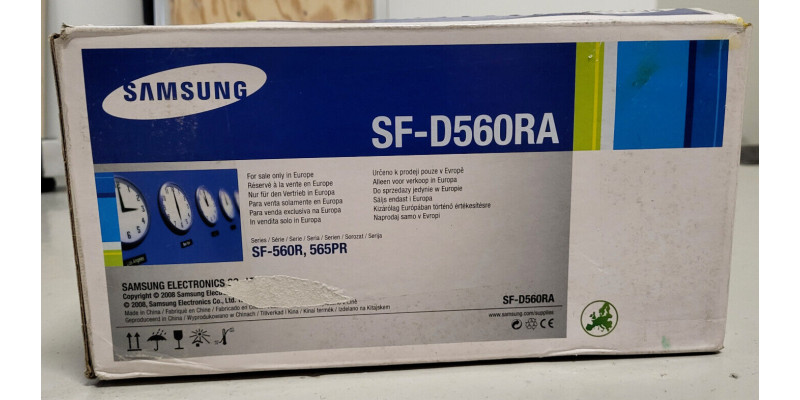 Toner Samsung SF-D560RA Schwarz Neu OVP B-Ware Original SF-560R, 565PR . 