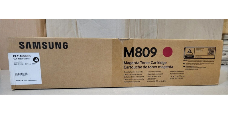 Toner Samsung CLT-M809S Magenta Neu OVP B-Ware Original CLX-9201, 9251  
