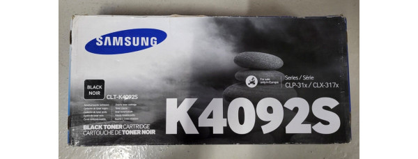 Toner Samsung CLT-K4092S Schwarz Neu OVP A-Ware Original CLP-31X CLX-317X . 