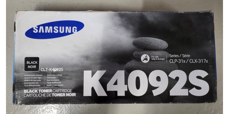Toner Samsung CLT-K4092S Schwarz Neu OVP A-Ware Original CLP-31X CLX-317X . 