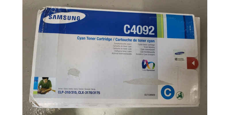 Toner Samsung CLT-C4092S Cyan Neu OVP  Original CLP-310 / 315  
