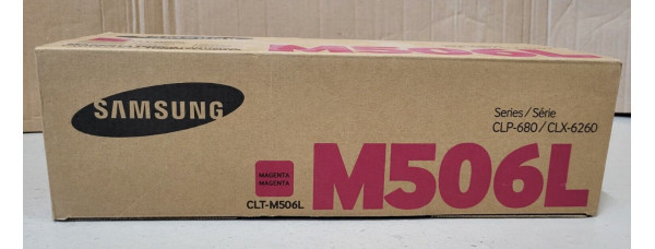 Toner Samsung CLT-M506L Magenta Neu OVP A-Ware Original CLP-680 CLX-6260  