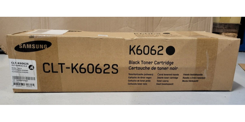 Toner Samsung CLT-K6062S Schwarz Neu OVP B-Ware Original CLX-9250ND . 