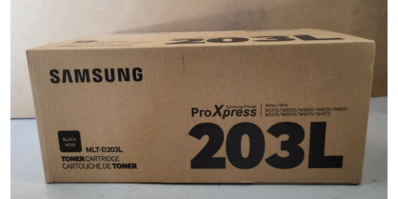 Toner Samsung MLT-D203L / ELS Schwarz Neu OVP A-Ware Original M3310 M3320 . 
