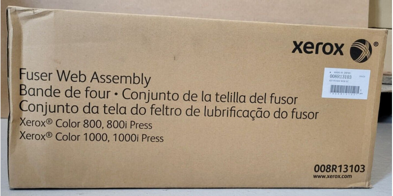 Fuser Web Assembly Xerox 008R13103 Neu OVP A-Ware Original Color 800 . 