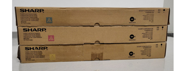 3 Toner Sharp MX-51GTCA MX-51GTYA MX-51GTMA Neu OVP B-Ware Original MX-4112N Rg 