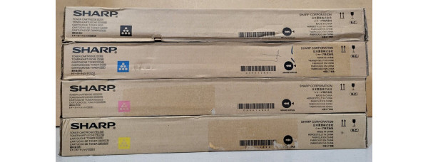 4 Toner Sharp MX-31GTCA MX-31GTYA MX-31GTMA MX-31GTBA Neu OVP Original . 