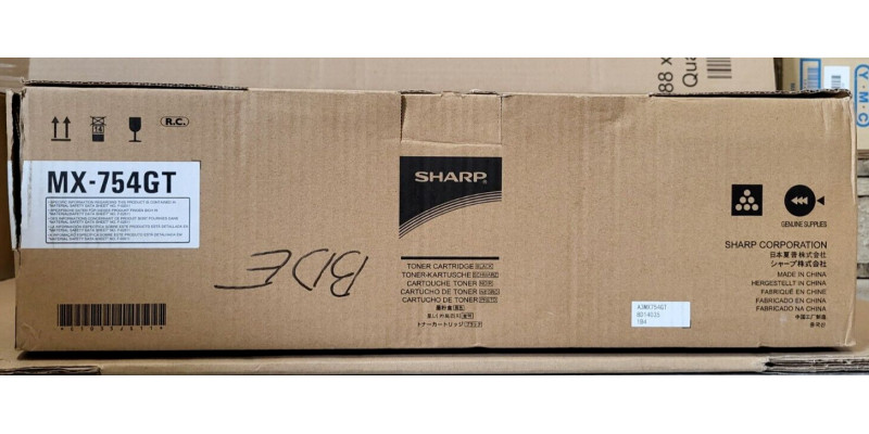 Toner Sharp MX-754GT Schwarz Neu OVP B-Ware Original MX-M654  . 