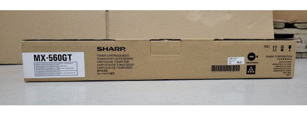 Toner Sharp MX-560GT Schwarz Neu OVP B-Ware Original MX-M2600, M3500 . 