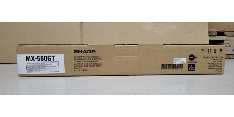 Toner Sharp MX-560GT Schwarz Neu OVP B-Ware Original MX-M2600, M3500 . 