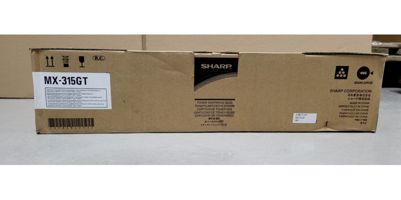 Toner MX-315GT Schwarz Sharp Neu OVP B-Ware Original MX-M266N, MX-M316N . 