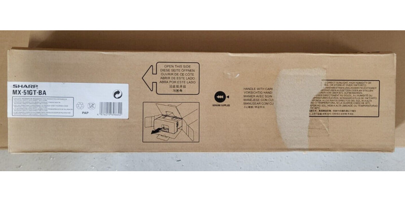 Toner Sharp MX-51GTBA Schwarz Neu OVP B-Ware Original MX-4110 MX-4112 . 