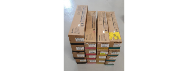 4 Sätze Sharp Toner MX-62GTCB MX-62GTYB MX-62GTMB MX-62GTBA CMYK Neu OVP B-Ware 