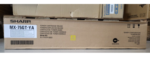 Toner MX-75GT-YA Gelb Neu OVP B-Ware Original MX-6500N, MX-7500N . 