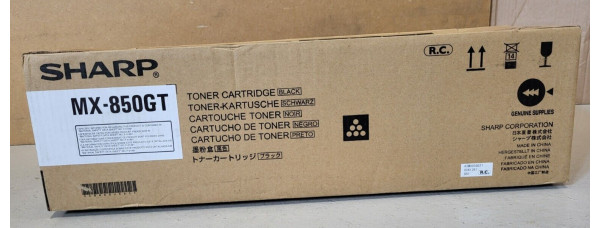 Toner Sharp MX-850GT Schwarz Neu OVP A-Ware Original MX-M1100 MX-M950 . 