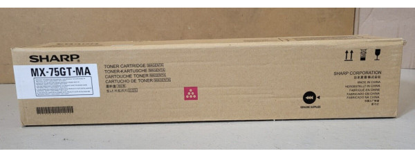 Toner Sharp MX-75GT-MA Magenta Neu OVP A-Ware Original MX-6500N  . 