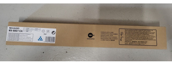 Toner Sharp MX-60GT-CA Cyan Neu OVP A-Ware Original MX-3050N  . 